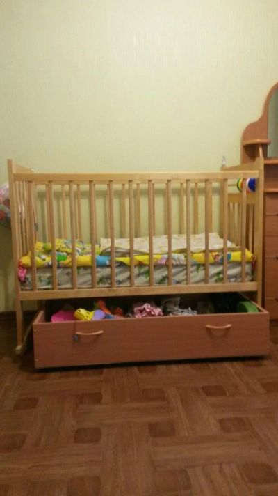Лот: 6610921. Фото: 1. детская кроватка. Детские кровати и кроватки