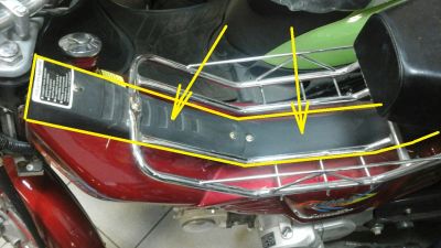 Лот: 6275276. Фото: 1. Облицовка бензобака к мопеду Lifan... Запчасти