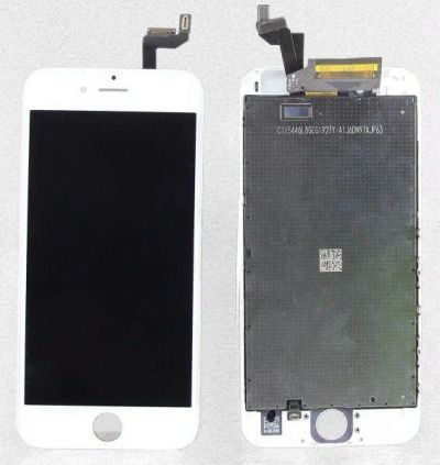Лот: 11769378. Фото: 1. Дисплей iPhone 6S в сборе Белый... Дисплеи, дисплейные модули, тачскрины