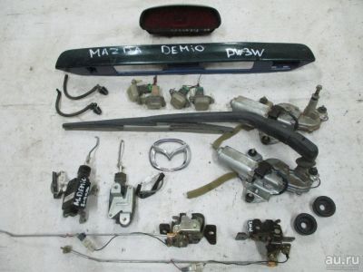Лот: 13666103. Фото: 1. Дверь задняя багажника Mazda Demio... Кузов