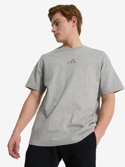 Лот: 25023432. Фото: 1. Футболка мужская adidas, Серый. Другое (спортивная одежда)