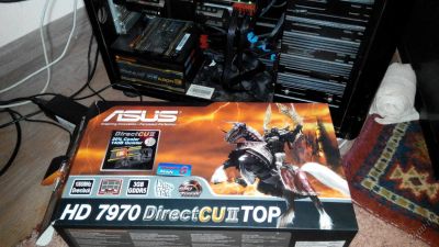Лот: 5710206. Фото: 1. Видеокарта ASUS HD 7970 DirectCU2... Видеокарты
