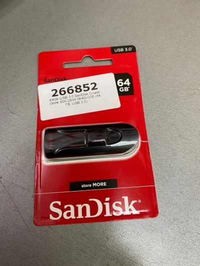 Лот: 16060927. Фото: 1. 64Gb USB 3.0 SanDisk Cruzer Glide... USB-флеш карты