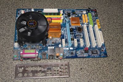 Лот: 9658513. Фото: 1. Комплект под сборку MB 775, Intel... Материнские платы