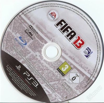 Лот: 2868857. Фото: 1. FIFA 13 [ps3] oem. Игры для консолей