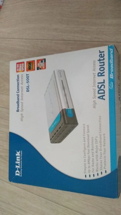 Лот: 15920965. Фото: 1. Роутер D-Link DSL-500T. Маршрутизаторы (роутеры)