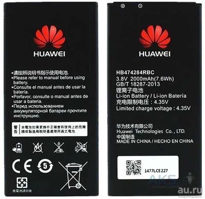 Лот: 12967963. Фото: 1. АКБ Huawei Honor 3C Lite (HB474284RBC... Аккумуляторы