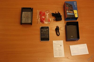 Лот: 5362552. Фото: 1. Nokia Asha 501 Dual Sim в белом... Смартфоны