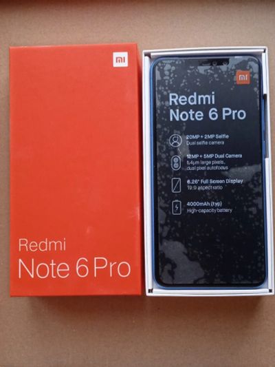 Лот: 18064649. Фото: 1. Redmi note 6 pro. Смартфоны