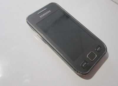 Лот: 7442780. Фото: 1. Samsung wave 525 телефон серый. Кнопочные мобильные телефоны