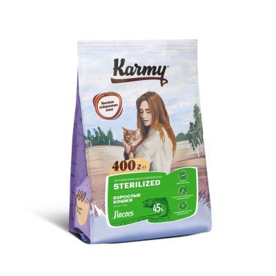 Лот: 12365994. Фото: 1. Karmy Sterilized - для взрослых... Корма