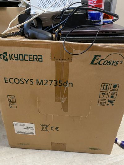 Лот: 21559634. Фото: 1. Принтер МФУ Kyocera ecosys M2735dn. Картриджи, расходные материалы