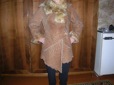 Лот: 3137322. Фото: 1. дубленка из стриженой овчины б... Верхняя одежда