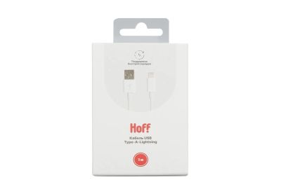 Лот: 23661847. Фото: 1. Кабель USB Type-A-Lightning HOFF... Удлинители, тройники, сетевые фильтры