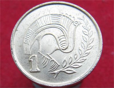 Лот: 10784980. Фото: 1. Иностранная монетка №18403 (Кипр... Остальные страны