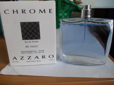 Лот: 16139603. Фото: 1. Chrome от Azzaro 100мл тестер... Мужская парфюмерия
