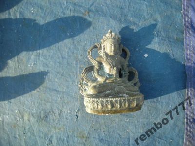 Лот: 5820832. Фото: 1. будда.бронза .10см.камбоджа.фен-шуй. Скульптуры