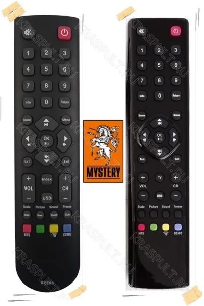 Лот: 11183704. Фото: 1. Пульт для телевизора Mystery MTV-1623LW... Пульты ДУ