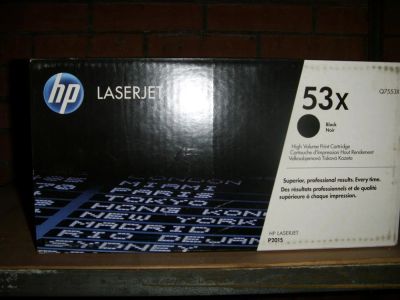 Лот: 3033225. Фото: 1. Картридж hp Q7553X Black для hp... Картриджи, расходные материалы