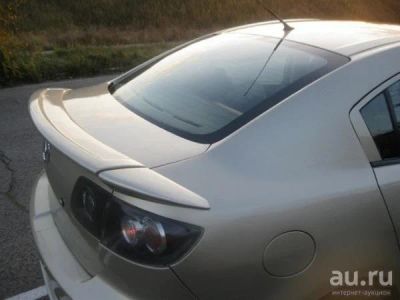 Лот: 18237976. Фото: 1. Спойлер (3 части), Mazda 3, 2006-2009г... Детали тюнинга