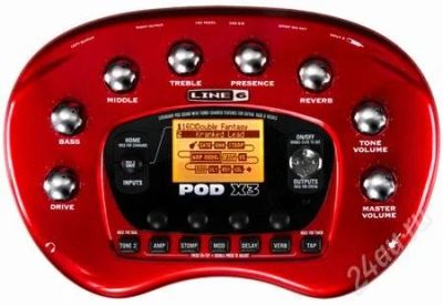 Лот: 1586777. Фото: 1. LINE 6 POD X3 DESKTOP PREAMP универсальный... Гитарные эффекты и комбоусилители