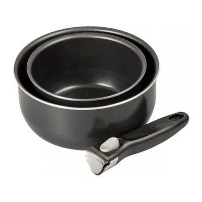 Лот: 19625769. Фото: 1. TEFAL / Набор посуды Ingenio Black... Кастрюли