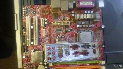 Лот: 12256802. Фото: 1. Материнская плата MSI 945GZM5... Материнские платы