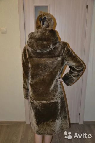 Лот: 6229662. Фото: 1. Мутоновая шуба. Верхняя одежда