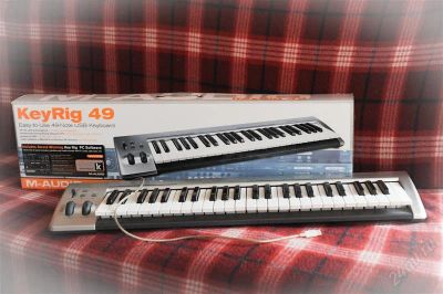 Лот: 2532718. Фото: 1. Миди клавиатура M-Audio KeyRig... Клавишные