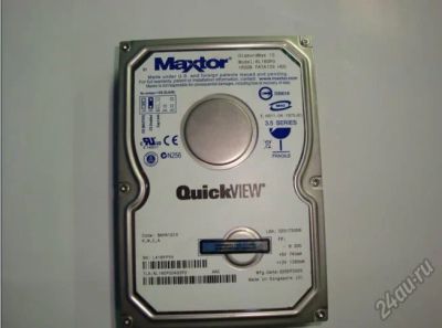 Лот: 5905911. Фото: 1. Жесткий диск MaXtor 6L160PO IDE... Жёсткие диски (HDD)
