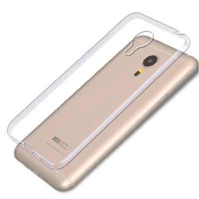 Лот: 10011689. Фото: 1. Чехол Meizu M3 Note прозрачный. Чехлы, бамперы