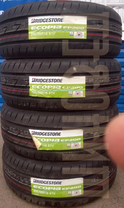 Лот: 5271006. Фото: 1. 205/55 R16 Bridgestone EP200... Шины