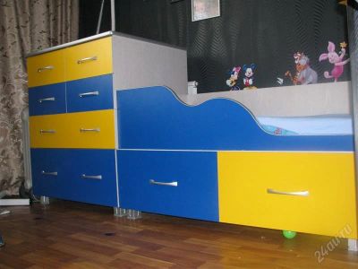 Лот: 1915305. Фото: 1. кровать детская. срочно. с матрацем. Детские кровати и кроватки