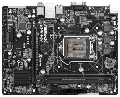 Лот: 6342627. Фото: 1. 165561 Мат.плата S1150 H81 Asrock... Материнские платы