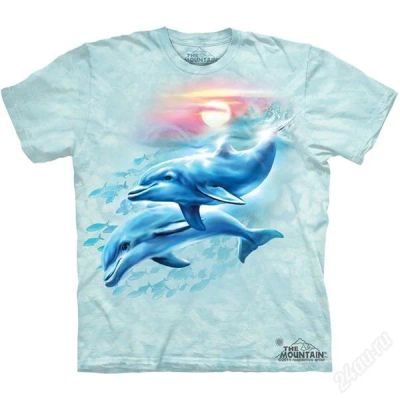 Лот: 2841809. Фото: 1. Футболка на подростка "Dolphin... Футболки, поло