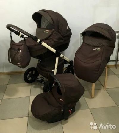 Лот: 10891488. Фото: 1. Коляска 3 в 1 Verdi Pepe eco в... Коляски