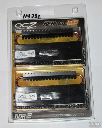 Лот: 8574534. Фото: 1. Оперативня память DDR2 OCZ PC2-8500... Оперативная память