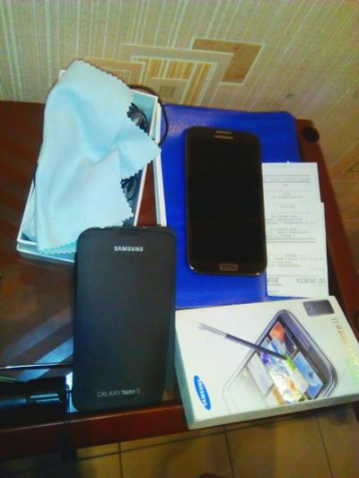 Лот: 6886773. Фото: 1. Samsung galaxy note 2 16 gb чёрный. Кнопочные мобильные телефоны