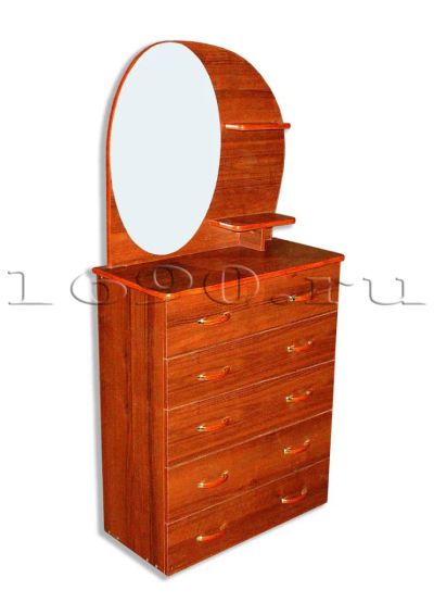 Лот: 1224598. Фото: 1. Комод Овал 5 ящ орех (код 047... Комоды