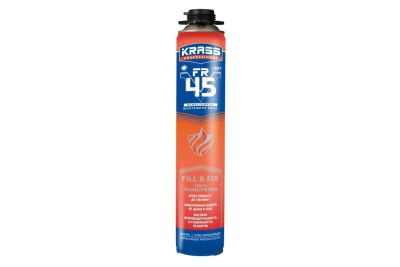 Лот: 13901454. Фото: 1. Пена Krass Professional V45 професиональная... Клеи, герметики, пена монтажная, клейкие ленты