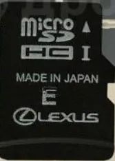Лот: 24593576. Фото: 1. Загрузочная SD карта Lexus RX450H... Аксессуары для автозвука