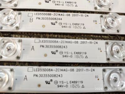 Лот: 21641240. Фото: 1. LED55D08A-ZC14AG-08 , LED55D08B-ZC14AG-08... Запчасти для телевизоров, видеотехники, аудиотехники