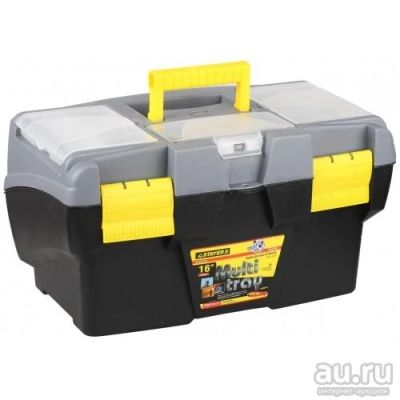Лот: 9373214. Фото: 1. Ящик Stayer "MULTY TRAY" пластмассовый... Кейсы, сумки для инструмента