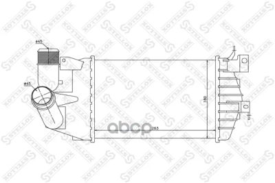 Лот: 21891120. Фото: 1. 10-40234-Sx_интеркулер! Opel Astra... Другое (автозапчасти)