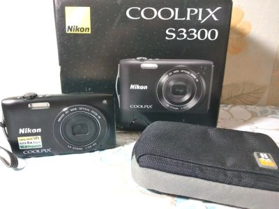 Лот: 11132983. Фото: 1. Фотоаппарат Nikon Coolpix S3300. Цифровые компактные