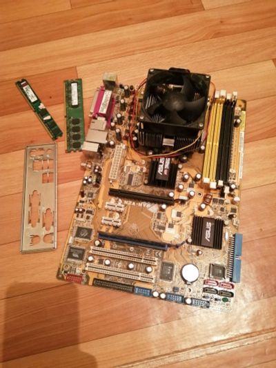 Лот: 15396545. Фото: 1. Материнская плата asus + оперативная... Комплекты запчастей
