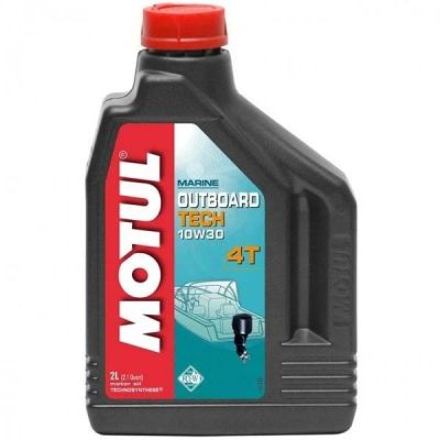 Лот: 12899480. Фото: 1. MOTUL Outboard TECH 4T 10W30 1л... Масла, жидкости