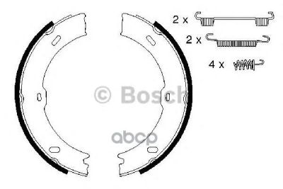 Лот: 14082105. Фото: 1. Колодки тормозные барабанные Bosch... Другое (автозапчасти)