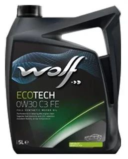 Лот: 16495065. Фото: 1. Масло WOLF ECOTECH 0W30 FE С3... Масла, жидкости