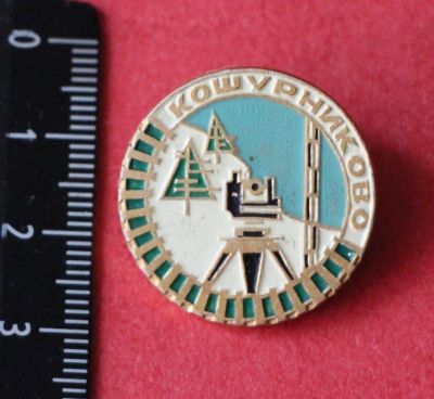 Лот: 11467742. Фото: 1. Редкий значок: Кошурниково. Железная... Сувенирные